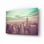 New York City Glass Wall Art.