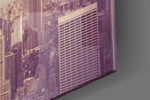New York City Glass Wall Art.