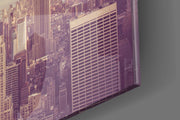 New York City Glass Wall Art.