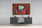 Hot Coffee Glass Wall Art.