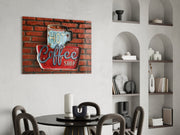 Hot Coffee Glass Wall Art.