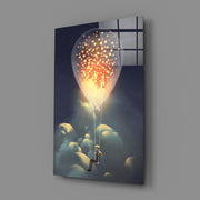 Starry Dream Glass Wall Art.