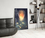 Starry Dream Glass Wall Art.