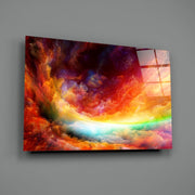 Abstract Glass Wall Art.