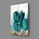 Tulip Glass Wall Art.