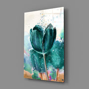 Tulip Glass Wall Art.