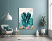 Tulip Glass Wall Art.