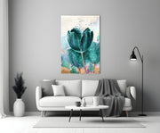 Tulip Glass Wall Art.