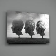 Autumn of Thoughts Glass Wall Art.