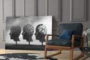 Autumn of Thoughts Glass Wall Art.