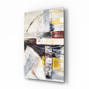 Abstract Glass Wall Art.