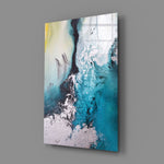 Colors of Abstraction Glass Wall Art.
