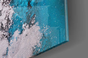 Colors of Abstraction Glass Wall Art.