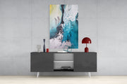 Colors of Abstraction Glass Wall Art.