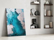 Colors of Abstraction Glass Wall Art.