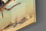 Thinking Elephant Glass Wall Art.