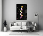 Macarons Glass Wall Art.