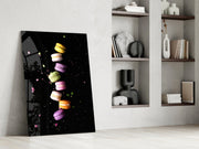 Macarons Glass Wall Art.