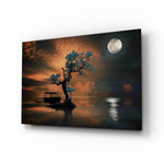 Night of the Tree Glass Wall Art.