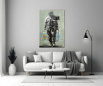 Space Market Glass Art.