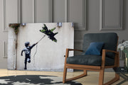 War Kite Glass Art.