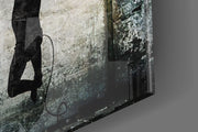 TV Heads Glass Art.
