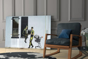 Soldier Glass Art.