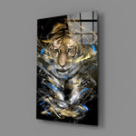 Tiger Glass Art.