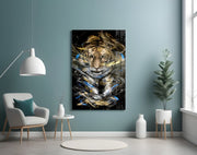 Tiger Glass Art.