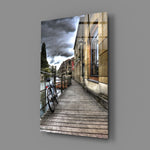 Street View Glass Wall Art.