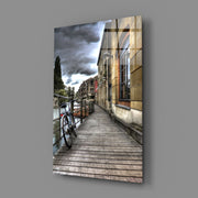 Street View Glass Wall Art.