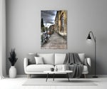 Street View Glass Wall Art.