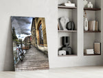 Street View Glass Wall Art.