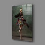 Ballerina Glass Wall Art.