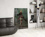 Ballerina Glass Wall Art.