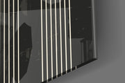 The Dot and Lines Glass Wall Art.