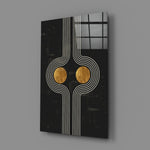 Two Dots Glass Wall Art.