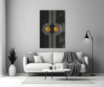 Two Dots Glass Wall Art.