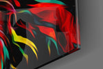 Lion Glass Wall Art.