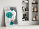 Statue Glass Wall Art.