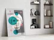 Statue Glass Wall Art.