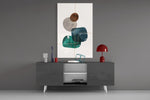 Dance of Earth Colors Glass Wall Art.