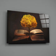 Tree in My Mind Glass Wall Art.