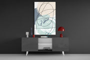 Chaotic Glass Wall Art.