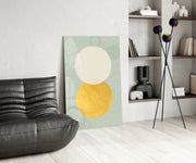 Sun and Moon Glass Wall Art.