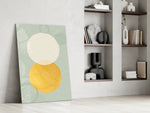 Sun and Moon Glass Wall Art.