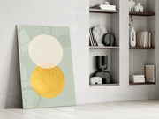 Sun and Moon Glass Wall Art.
