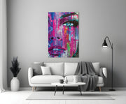 Woman Eye Glass Wall Art.