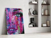 Woman Eye Glass Wall Art.