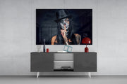Sssh  Glass Wall Art.